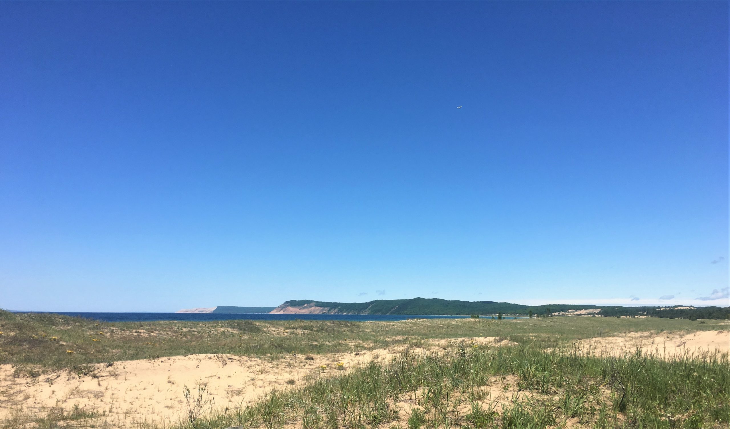 Clear skies on Lake Michigan